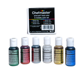 Metallic Airbrush Color Kit (20 ml bottles) - 6-color Kit